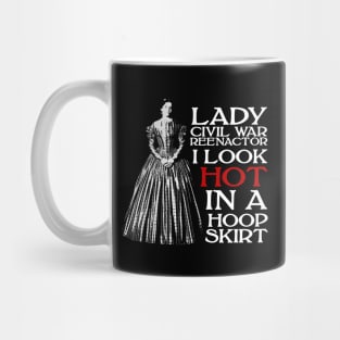 Lady Civil War Reenactor Mug